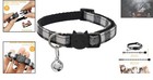 Nylon Cat Collar With Safety Breakaway And Bell - Cute 8-12 Inch Adjustable