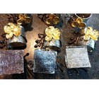 Napkin Rings Luxury Design Handcrafted Golden Flowers 12 Count Read Description