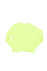 Jacadi Girls Cotton Long Sleeve Buttoned Sweater Neon Yellow Size 8