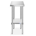 Commercial Stainless Steel Kitchen Food Prep Work Table - 12  X 30 