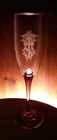 Religious Cross Wedding Champagne Set Of 2 Toasting Flutes Glasses Personalized
