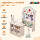 Pretend Hospital Kids Doctor Kit  Wooden Doctor Play Set W plenty Of Medical    