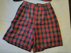 Vintage 80 s Tofy Patchwork Tartan Plaid Shorts Vest Set