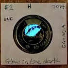 Unc 2017 Canada Toonie 2 Dollars Glow In The Dark Dance Of Spirits Colour Coin H