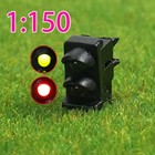5pcs Model Railway N Scale 1 160 Dwarf Signals Green Red Leds 2 Aspects