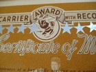 Vtg 1958  certificate Of Merit  newspaper Carrier  the Fresno Bee  disney Art 