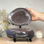 Stunning Quartz   Amethyst Jewerly Box Geode  Mws1769