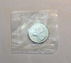 1965  bu  Canada  Silver 25 Cents Coin From Mint Set In Mint Cello