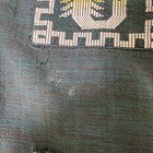 Vtg 70s Guatemalan Boho Handwoven Aztec Embroidered Quetzal Bird Sz M Shirt