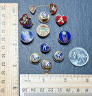 11 Fraternal Organization Pins   Bpoe Odd Fellows Kiwanis Modern Woodmen H766