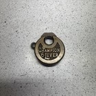 Champion 6 Lever Pancake Padlock - Brass bronze - Antique