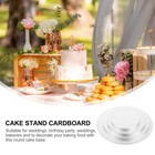 4pcs Cake Base Board Cake Board Cake Transfer Plate Desktop Cake
