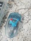 Vintage Rare Retro Apple Imouse Blue Wired Mouse Macally Ikey Keyboard Blue