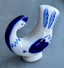 Vintage Soviet Porcelain Figurine Vintage Gzhel Hand-painted Collectible