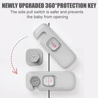 Child Safety Fridge Lock Baby Proof Cabinet Door Security Lock For Home Use