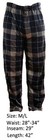 New Mens Flannel Fleece Pajama Pant Lounge Pants Beige Navy Gray M l