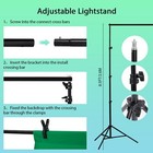 Photography Lighting Kit With Backdrops Led Umbrella Softbox Continuous Lighting