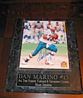 Dan Marino  13 Autograph 12  X 15  On Plaque W Official Nfl   License Seal