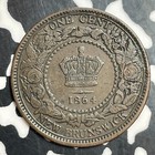 1864 New Brunswick Large Cent Lot t2330 Nice 