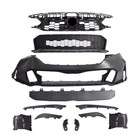 For Honda Civic 2025-2026 Front Complete Bumper Grille Kit W upper Lower Grill