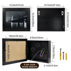 Hidden Gun Storage  Concealment Gun Safes For Pistols  Secret Decor Solid Woo   