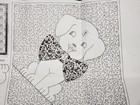 Vintage Quilt Pattern Mail Order Applique Puppy Dog 10  Block Design Wheeler