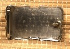 Vintage Frontier Sterling Silver Hand Engraved Belt Buckle  26 Grams Beautiful  