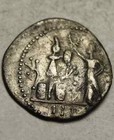 Rare Ancient Roman Silver Coin Furius Lf Philus Denarius 119bc Janus Gallic Arms