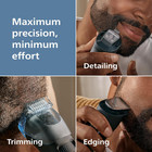Norelco Philips Beard Trimmer 5000  40 Lengths  Charging Stand  Black
