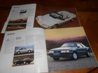 1990 Ford Mustang Brochure   Big Original 16 P  Gt Lx Lx 5 0 Sales Catalog