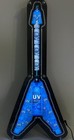 Electric Guitar Uv Blue Vodka Neon Sign    amplify    Advertisement 27x12 Multi Mode