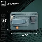 Rfid Blocking Hidden Clip Stash Money Belt Travel Pouch   Credit Card id Hold   