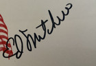 Ed Mitchell Nasa Astronaut Apollo 14 Autographed Signed Card Moon Landing