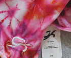 Gk Elite Leotard Pink Orange Velour Tie-dye Gymnastics Cs Childs Girls S