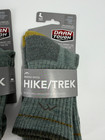 3 Pairs Darn Tough Hike trek Midweight Crew Socks Merino Wool Women s M 7-9 5