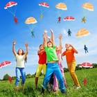 40 Pieces Parachute Toy Army Men Action Figures Hand Throwing Kids Outdoor Game