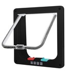 4 Way Pet Cat Puppy Dog Door For Security Door And Screen Safe Lockable Locking