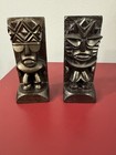 Lot Of 2 1968 Coco Joe Hawaiian Alii Gold Tiki Statues 701  702 Made In Hawaii