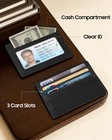 Slim Minimalist Front Pocket Wallet  Rfid Blocking Credit Card Holder Card Ca   