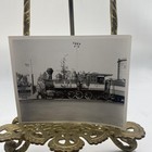 Vintage Steam Locomotive 41 Red Cliff Train Photo 4x5 B w Gelatin Original