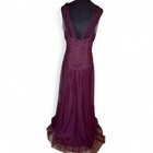 Vera Wang Vintage Purple Plum Tulle Full Skirt Evening Gown Size 10