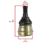 2 Front Knuckle Lower Upper Ball Joint For John Deere Xuv835e Xuv835m Xuv835r