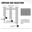 100  Blackout Curtain 2 Panels Set thermal Insulated Window Drapes For Bedroo   