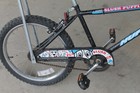 Vintage Slush Puppy Huffy Bicycle With Banana Seat Black Splatter Paint Finish