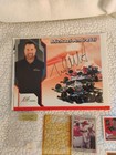 Mario Andretti Signed Card W coa And Michael Andretti Indy 500 Signed Hero Card 