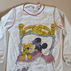 Vintage Walt Disney Minnie Mouse Girls Nightgown Dress Shirt Sz 8 Usa Made Rare