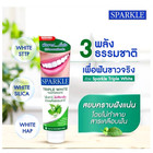 Toothpaste Sparkle Triple White Whiten Teeth Freshen Plaque Removal Natural Form