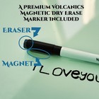 Small Magnetic Dry Erase Whiteboard 14x11   Mini White Board For Fridge   Locker