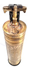 Antique Brass Fire Extinguisher      Discharged Empty Unit     
