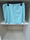 Ladies Skort Pga - Adorable New With Tags Large Turquoise